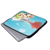 Outdoor Market Fun Laptopschutzhülle (Vorne Knopf)