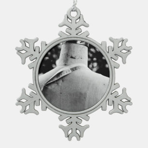 Outdoor-Mode Schneeflocken Zinn-Ornament