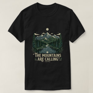 Outdoor-Natur-Wald-Baum-Berg-Wandern  T-Shirt