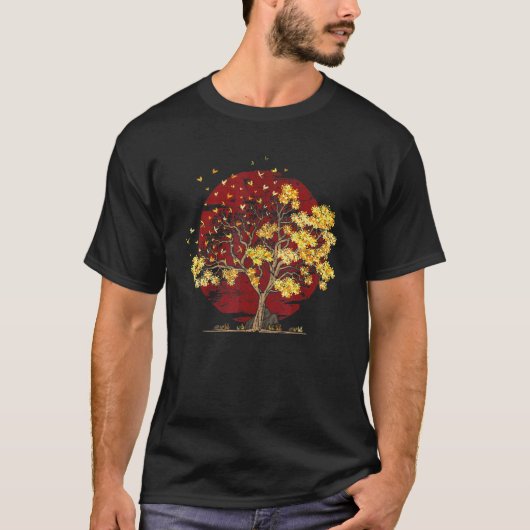 Outdoor Nature Camping People Hiker Forests Tree B T-Shirt (Vorderseite)