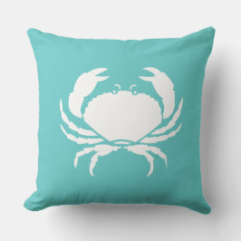 Outdoor Nautical CRAB aquamariner Meerblauer Kisse Kissen