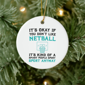 Outdoor Netball-Sport Geburtstagsgeschenk Ideen Keramik Ornament