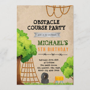 Outdoor-Party Geburtstagseinladung Einladung