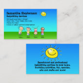 Outdoor Play Kinderbetreuung Visitenkarte (Vorne/Hinten)