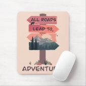 Outdoor-Reisemauspad Mousepad (Mit Mouse)