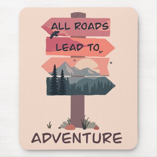 Outdoor-Reisemauspad Mousepad (Vorne)