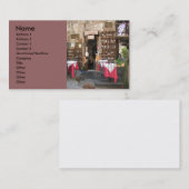 Outdoor Restaurant Business Card Visitenkarte (Vorne/Hinten)