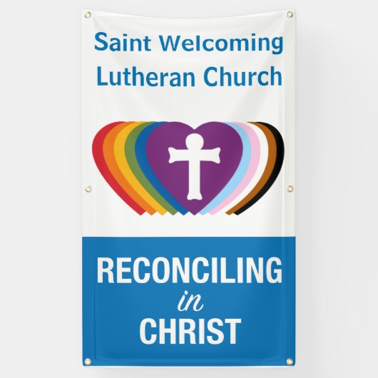 Outdoor RIC "Your Church" Banner (Vertikal) (Vertikal)