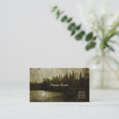 Outdoor Rustic Landschaft Business Cards Visitenkarte (Stehend Vorderseite)