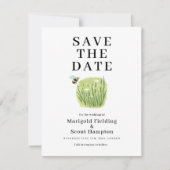 Outdoor Save the Date Card für Whimsical Wedding Einladung (Vorderseite)