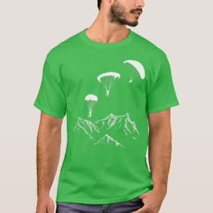 Outdoor Skydiving Geschenk Paraglider Skydiver Par T-Shirt