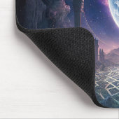 Outdoor Space Surreal Fantasy Art Mousepad (Ecke)