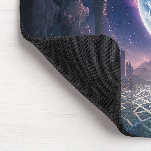 Outdoor Space Surreal Fantasy Art Mousepad (Ecke)