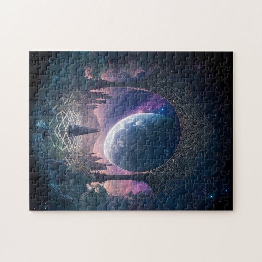Outdoor Space Surreal Fantasy Art Puzzle (Horizontal)