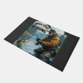 Outdoor Sport Fischen Vater Fußmatte (Schrägansicht)