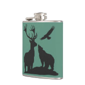 Outdoor-Sportler-Flasche Flachmann (Links)