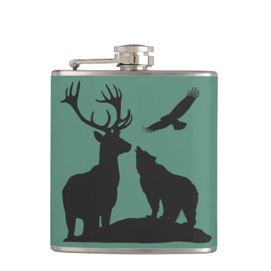 Outdoor Sportsman flask Flachmann (Vorderseite)