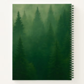 Outdoor Survival Notes – Forest Background Notizblock (Rückseite)