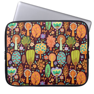 Outdoor-Tapete Nahtlose Textur Laptopschutzhülle