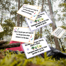Outdoor Treasure Hunt Clues, Outdoor Kids Games