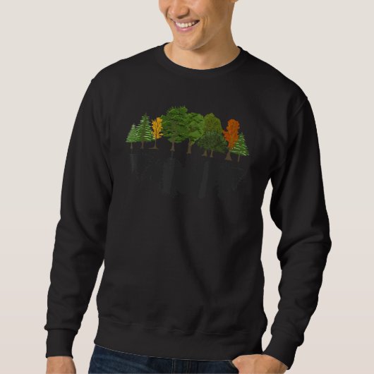 Outdoor Trees Wildlife Reflection Forest Nature Sweatshirt (Vorderseite)