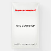 Outdoor Vinyl Banners | Benutzerdefinierte Zeichen Banner (Vertikal)