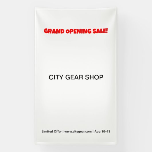 Outdoor Vinyl Banners | Benutzerdefinierte Zeichen Banner (Vertikal)