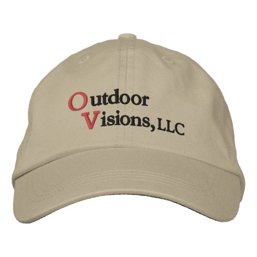 Outdoor Visions Low Profile Bestickte Baseballkappe (Vorderseite)