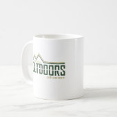 Outdoor-Wanderabenteuer Kaffeetasse (Vorderseite Links)
