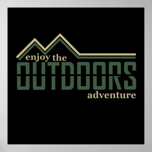 Outdoor-Wanderabenteuer Poster (Vorne)