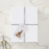 Outdoor Wanderer: Wasserfarbe Kangaroo Brauch Geschenkanhänger (Mit Garn)