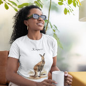 Outdoor Wanderer: Wasserfarbe Kangaroo Brauch T-Shirt