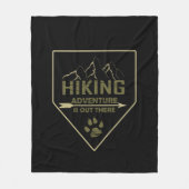 Outdoor-Wandererlebnis Fleecedecke (Vorderseite)