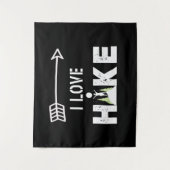 Outdoor Wandern Natur Lover Design Wandteppich (Vorderseite)