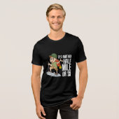 Outdoor-Wanderung Eine weitere halbe Meile Tri-Blend Shirt (Vorderseite voll)