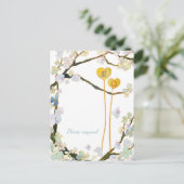 Outdoor Wedding Meal Choice UAWG Einladungspostkarte (Stehend Vorderseite)