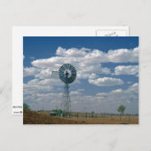 Outdoor Windmühle, Südaustralien Postkarte (Vorne/Hinten)