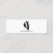 Outdoor Worker | Tree Trimming Service Mini Visitenkarte (Rückseite)