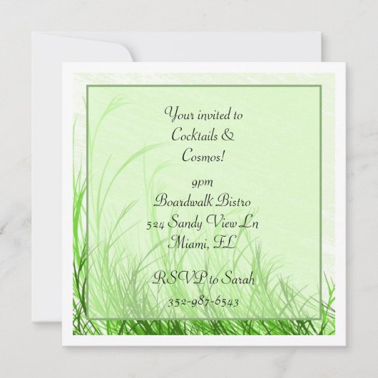 Outdoorereignis Einladung (Vorderseite)