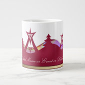 Outdoorfestival Silhouette Tasse (Vorderseite)