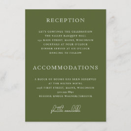 Outdoorfischen Lure Hooks Grüne Hochzeitseinlage Begleitkarte