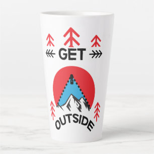 Outdoorsie Außenstehende Naturliebhaber Art Milchtasse