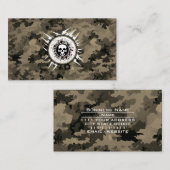 Outdoorsman Camouflage Hunt Fish Pro Informationen Visitenkarte (Vorne/Hinten)