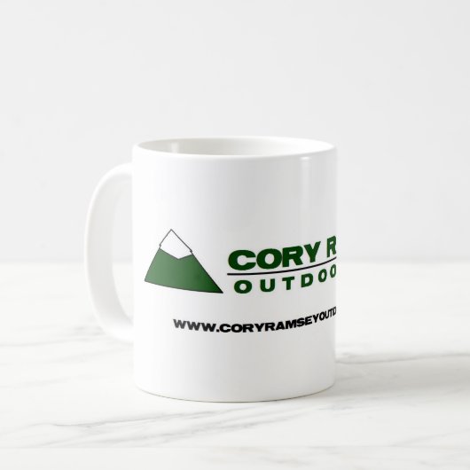 Outdoorsman-Kaffeepause Kaffeetasse (Vorderseite Links)