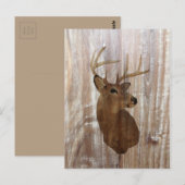 Outdoorsman-Western Primitive Scheunenbaum Postkarte (Vorne/Hinten)