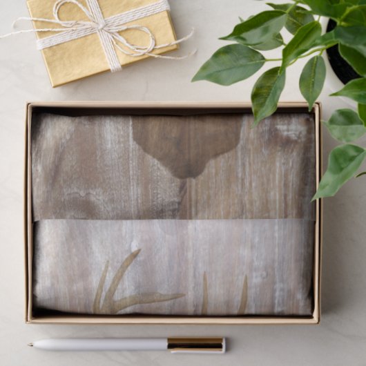 Outdoorsman-Western Primitive Scheunenbaum Seidenpapier (Geschenk)