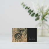Outdoorsman Wildnis Camouflage Visitenkarte (Stehend Vorderseite)