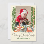 Outdoorsy Bergstadt Ein Foto Weihnachten (Vorderseite)