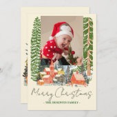 Outdoorsy Bergstadt Ein Foto Weihnachten (Vorne/Hinten)