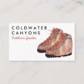 Outdoorsy Camp Wandern Visitenkarte (Vorderseite)